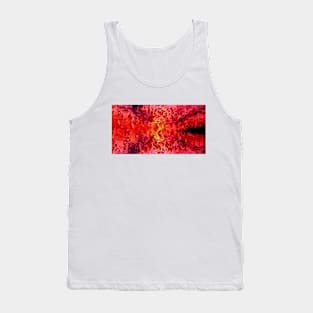 Red Ripples Tank Top